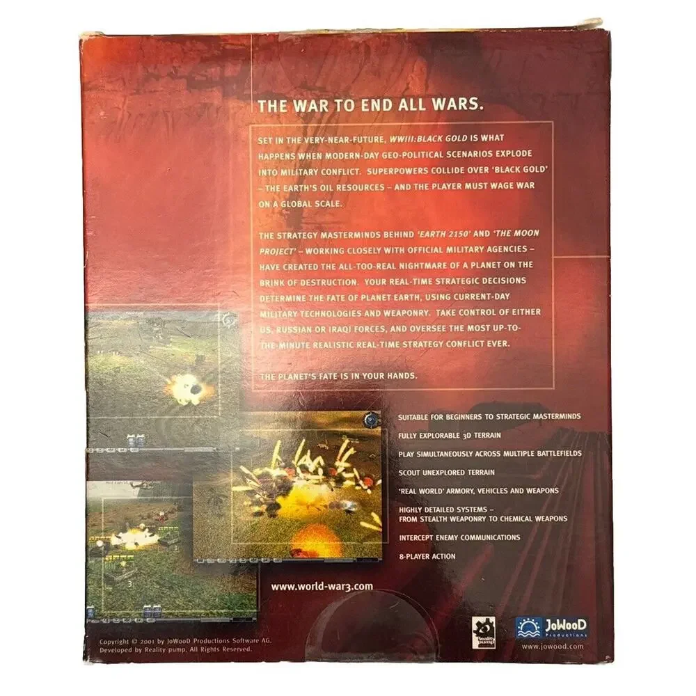 World War III Black Gold PC Game - Preowned - Complete in Original Box